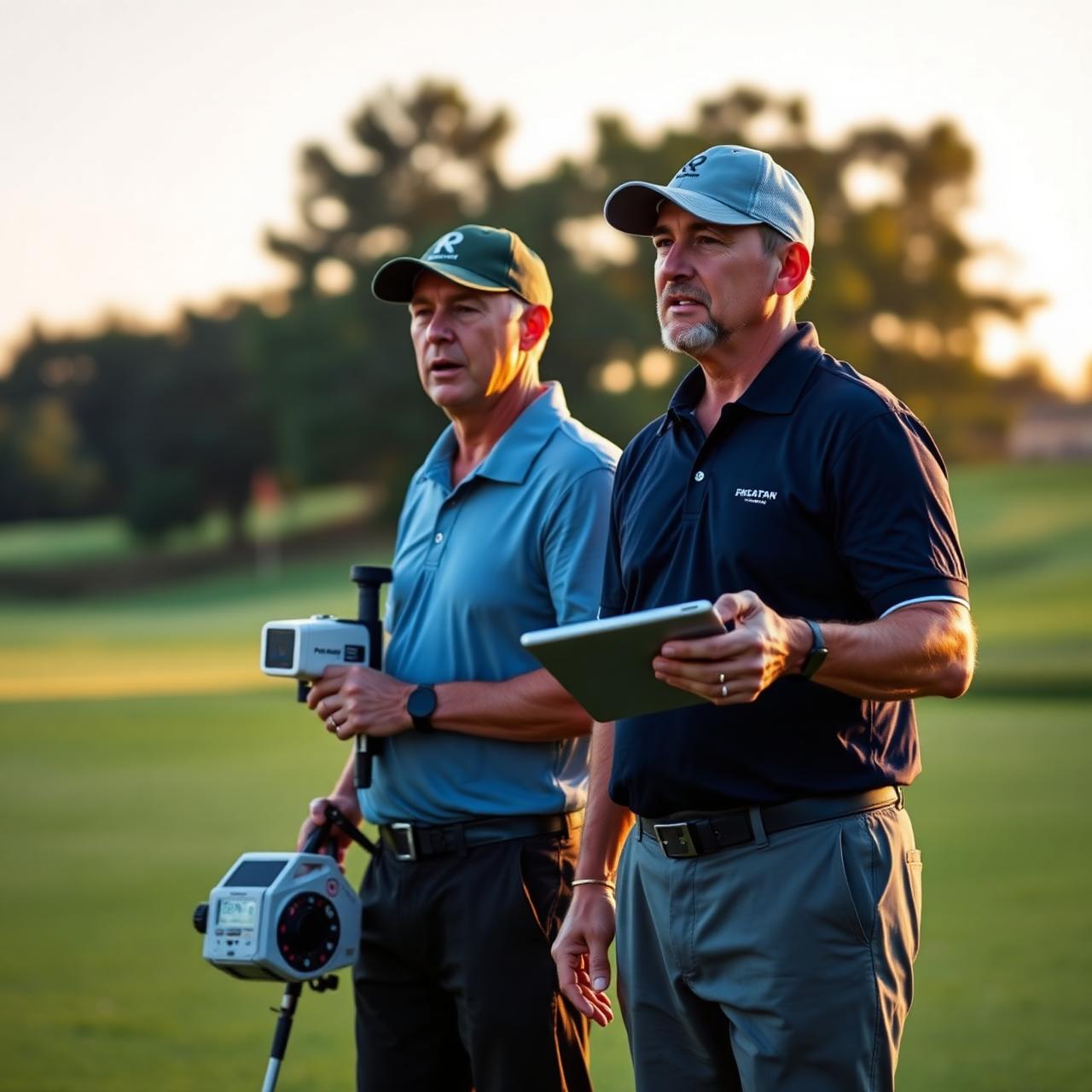 18Fairways golf course mapping surveyors on the fairway